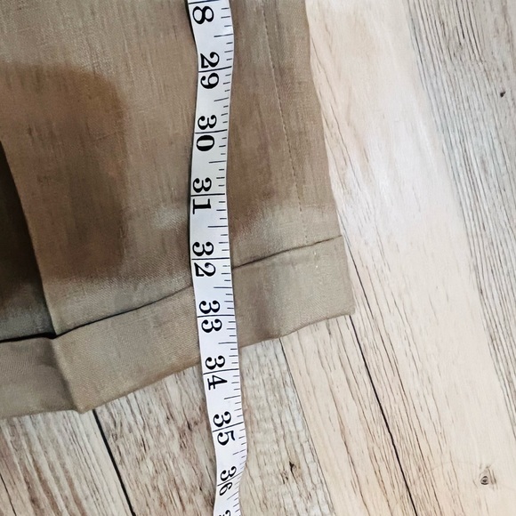 Men’s joseph and feiss 100% linen khaki pants size 37 - Picture 7 of 9